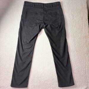 Wrangler Greensboro Regular Straight Charcoal Gray Corded Twill Jeans Men’s 36